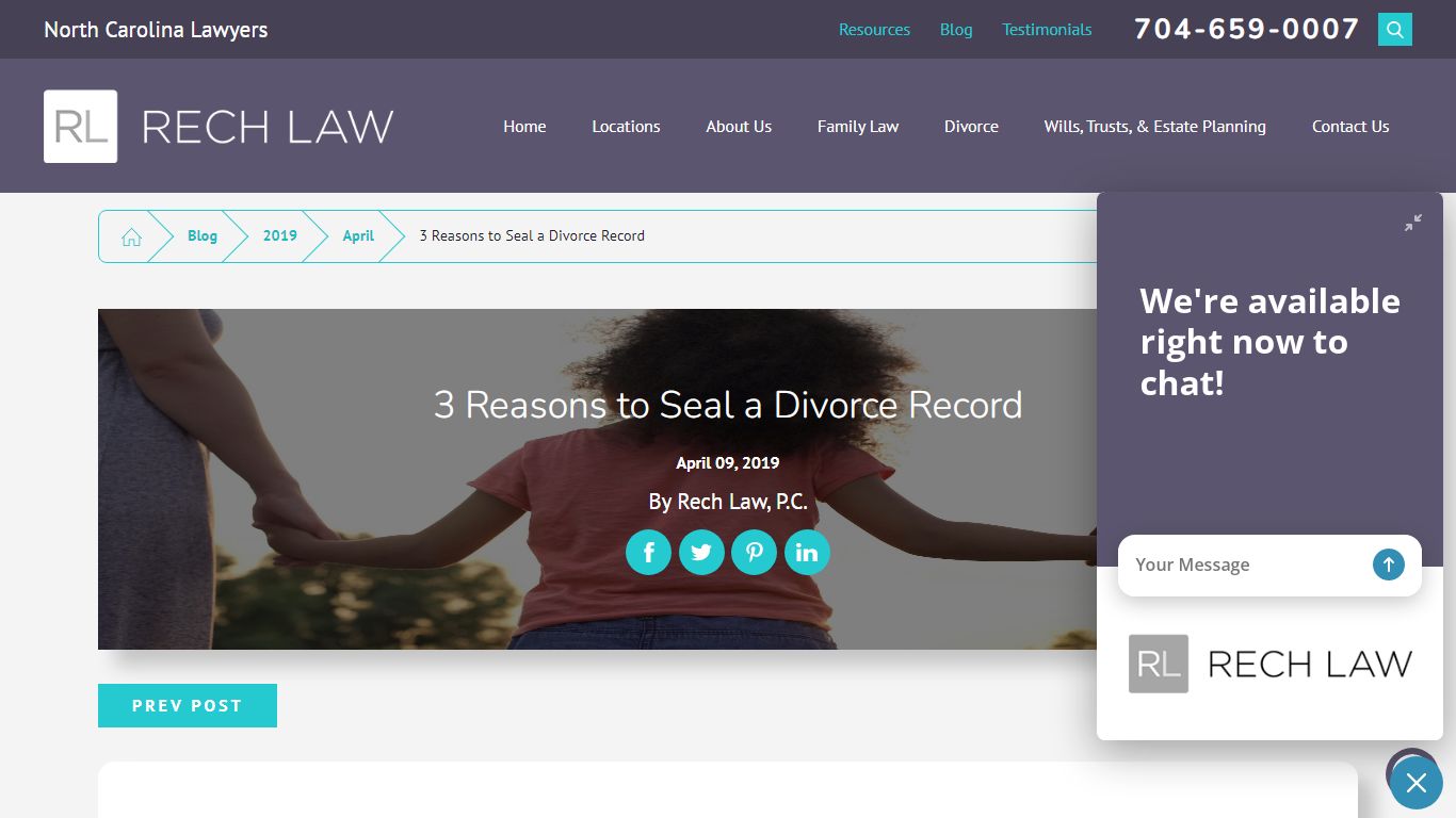 3 Reasons to Seal a Divorce Record - Rech Law, P.C.