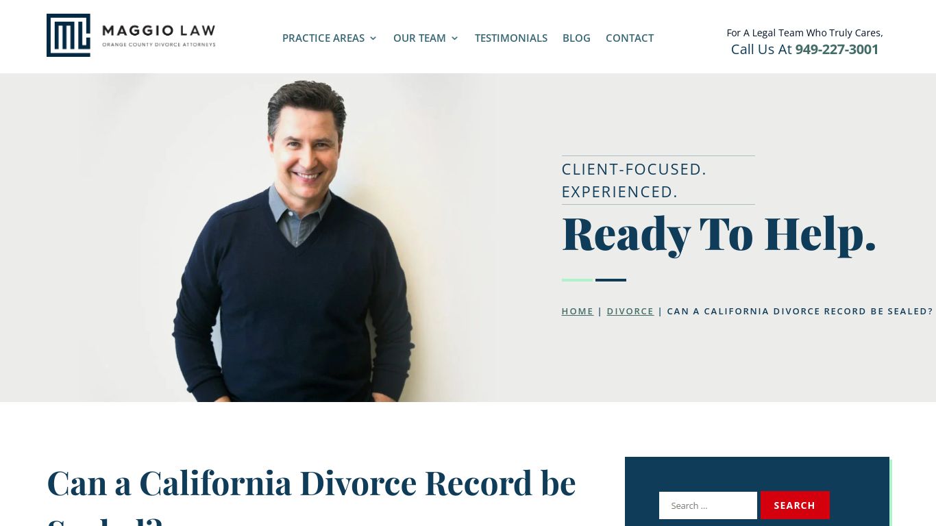 Can a California Divorce Record be Sealed? | Maggio Law Firm